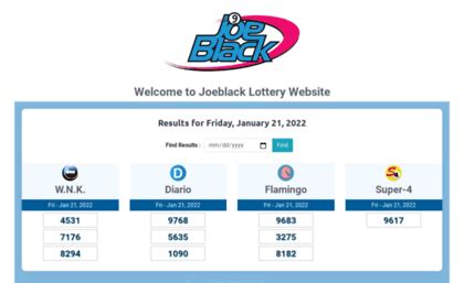joeblack lottery